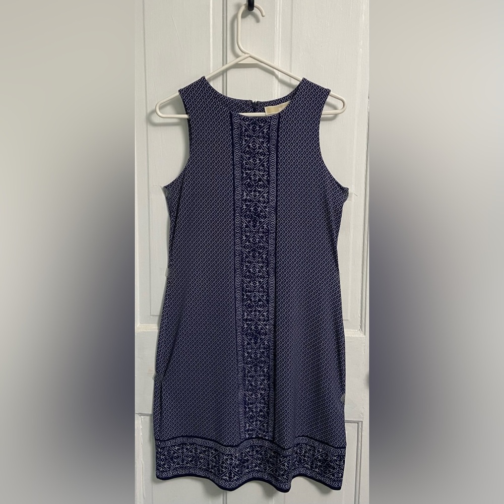 Michael Michael Kors- Casual dress -Navy and white print